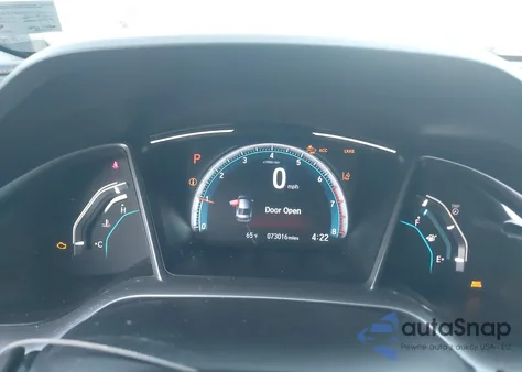 2019 Honda Civic Ex из США, поврежденный, VIN JHMFC1F37KX004936